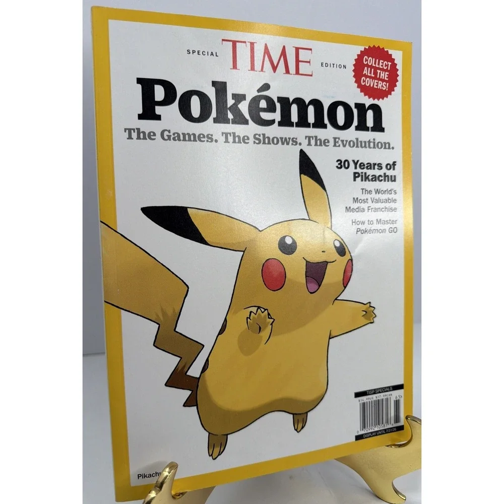 2026 Time Magazine POKEMON SPECIAL EDITION Pikachu Pokémon EVOLUTION 30 Years